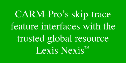 CARM-Pro's Skip Tracing Parter